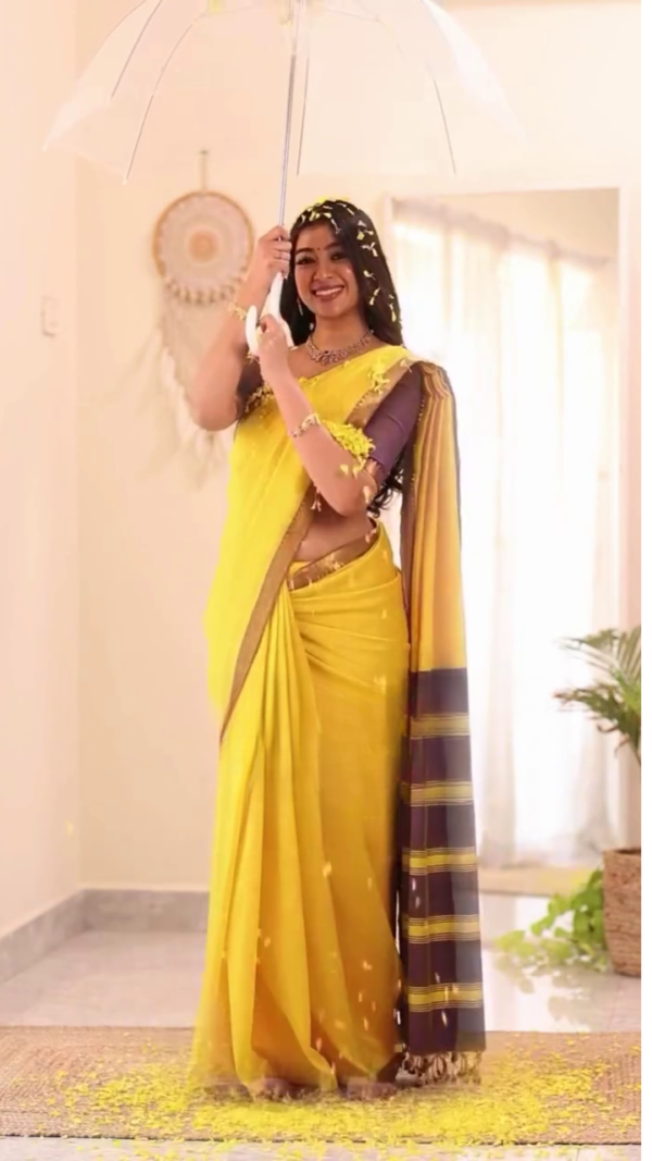 Poly Chiffon Saree