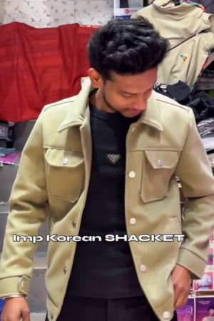 Checked Plaid Color-Block Woolen Jacket