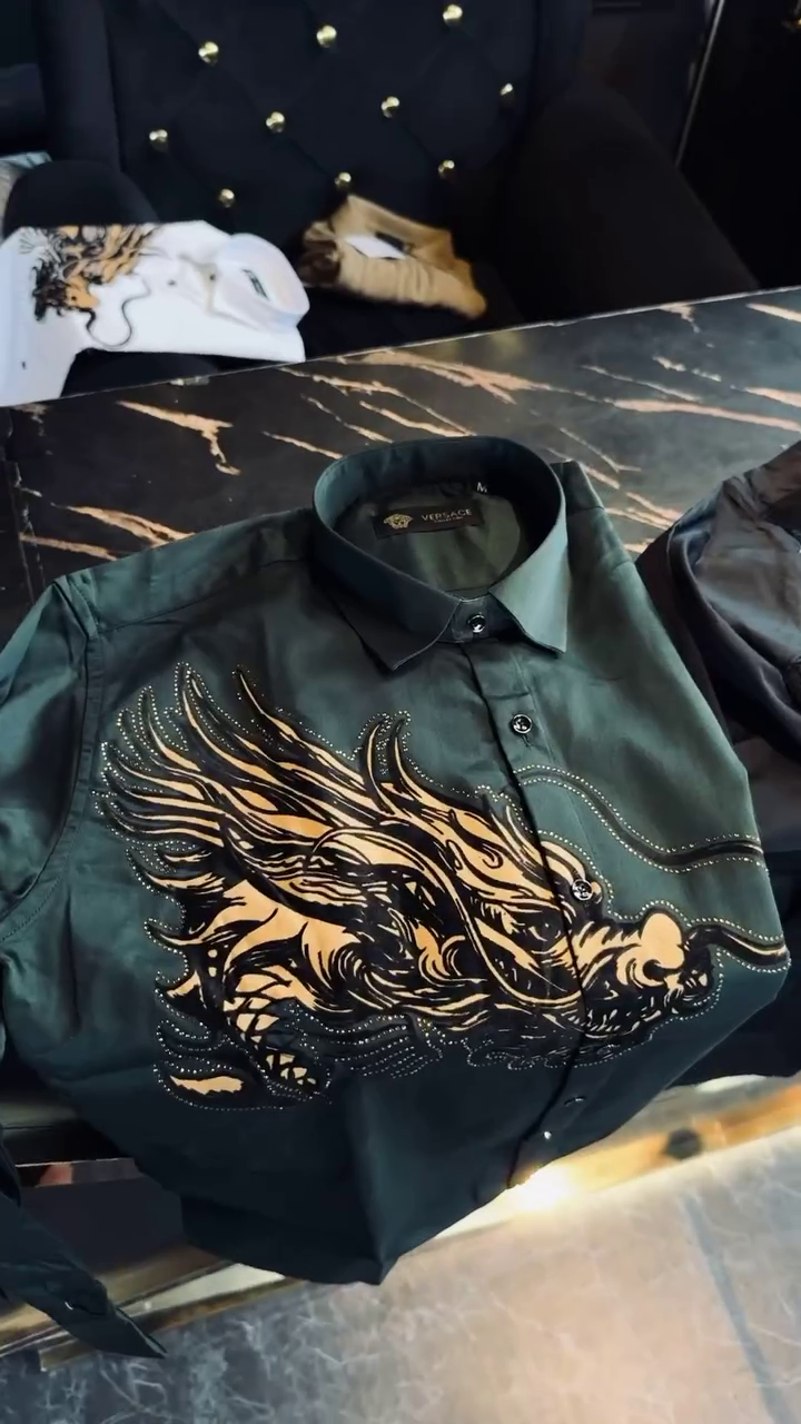 Men’s Designer Printed Formal Shirt - Image 5