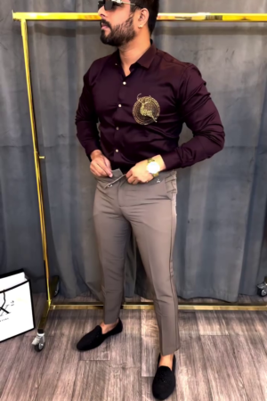 Men’s Luxury Printed Statement Shirt