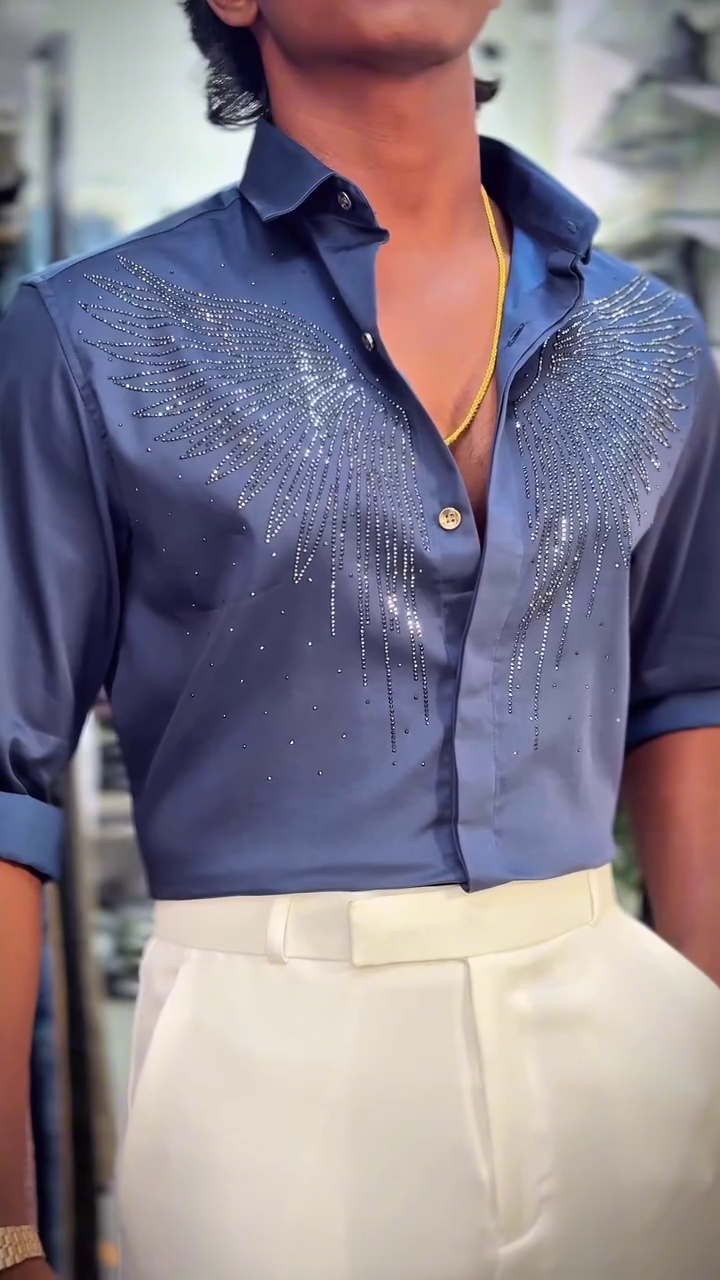 Men’s Refined Casual Designer Shirt - Image 13