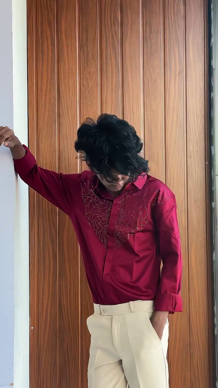 Men’s High-Fashion Partywear Shirt - Image 3