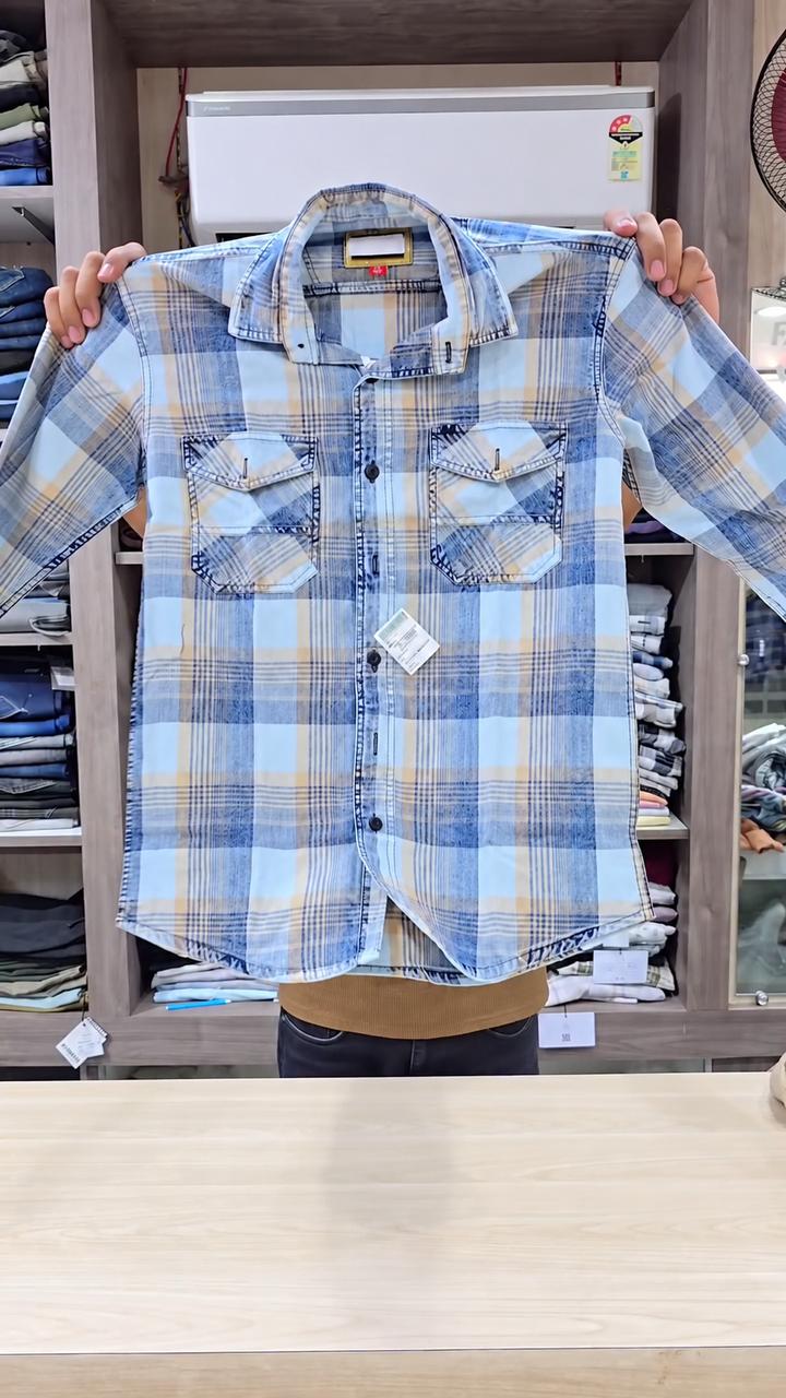 Men’s Stylish Checked Shirt - Image 4